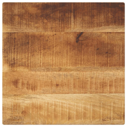 Blat do stolika, 50x50x2,5 cm, kwadratowy, surowe drewno mango