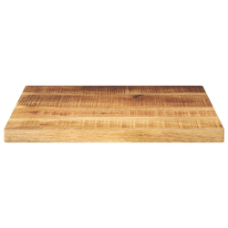 Blat do stolika, 50x50x2,5 cm, kwadratowy, surowe drewno mango