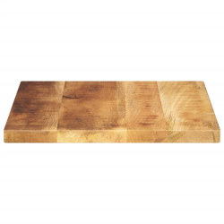 Blat do stolika, 50x50x2,5 cm, kwadratowy, surowe drewno mango