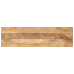 Blat stołu, 100x30x2,5 cm, prostokątny, lite drewno mango