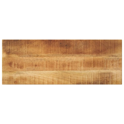 Blat do stolika, 70x40x3,8 cm, prostokątny, surowe drewno mango