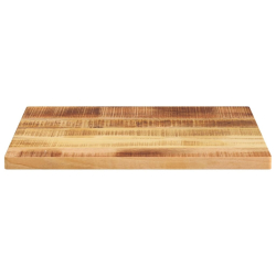 Blat do stolika, 60x50x2,5 cm, prostokątny, surowe drewno mango