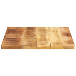 Blat do stolika, 60x50x2,5 cm, prostokątny, surowe drewno mango