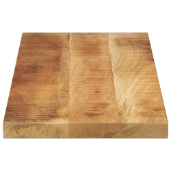 Blat do stolika, 70x30x2,5 cm, prostokątny, surowe drewno mango