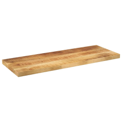 Blat do stolika, 70x20x2,5 cm, prostokątny, surowe drewno mango