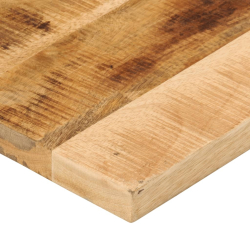 Blat do stolika, 80x20x2,5 cm, prostokątny, surowe drewno mango