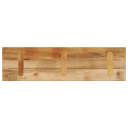 Blat do stołu, 100x30x2,5 cm, prostokątny, surowe drewno mango