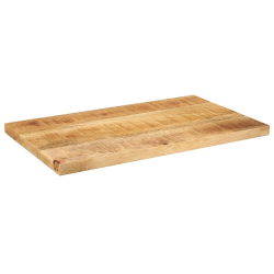 Blat do stolika, 60x20x2,5 cm, prostokątny, surowe drewno mango