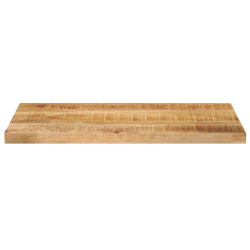 Blat do stolika, 60x20x2,5 cm, prostokątny, surowe drewno mango