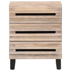 Szafka nocna, 50x34x62 cm, lite drewno mango
