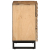 Szafka nocna, 50x34x62 cm, surowe drewno mango