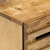 Szafka nocna, 50x34x62 cm, surowe drewno mango