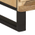 Szafka nocna, 50x34x62 cm, surowe drewno mango