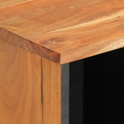 Szafka, 80x34x75 cm, lite drewno akacjowe