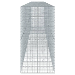 Kosz gabionowy z pokrywą, 900x100x200 cm, galwanizowane żelazo