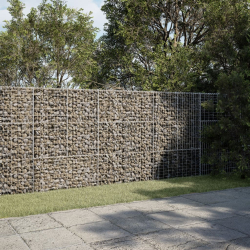Kosz gabionowy z pokrywą, 300x100x150 cm, galwanizowane żelazo