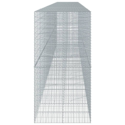 Kosz gabionowy z pokrywą, 950x100x200 cm, galwanizowane żelazo
