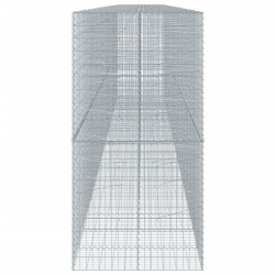 Kosz gabionowy z pokrywą, 1050x100x200 cm, galwanizowane żelazo
