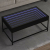 Stolik kawowy z LED Infinity, czarny, 90x50x41 cm