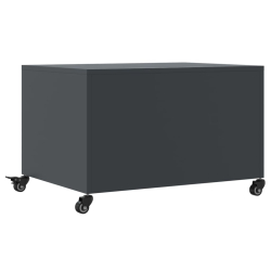 Stolik kawowy, antracyt, 68x50x43,5 cm, stal walcowana na zimno