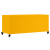 Szafka pod telewizor, musztardowa, 100,5x39x43,5 cm, stalowa