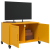 Szafka RTV, musztardowa, 68x39x43,5 cm, stal walcowana na zimno