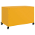 Szafka RTV, musztardowa, 68x39x43,5 cm, stal walcowana na zimno