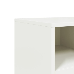 Szafka pod telewizor, biała, 68x39x60,5 cm, stalowa