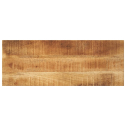Blat do stolika, 90x30x2,5 cm, prostokątny, surowe drewno mango