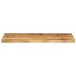 Blat do stolika, 90x30x2,5 cm, prostokątny, surowe drewno mango