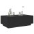 Stolik kawowy z LED Infinity, czarny, 116x69x40 cm