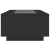 Stolik kawowy z LED Infinity, czarny, 116x69x40 cm