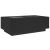 Stolik kawowy z LED Infinity, czarny, 116x69x40 cm