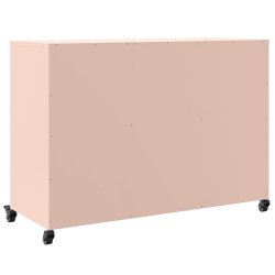 Szafka, różowa, 100,5x39x72 cm, stal walcowana na zimno