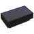 Stolik kawowy z LED, czarny, 90x50x30 cm