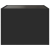 Stolik nocny z LED Infinity, czarny, 40x40x30 cm