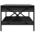 Stolik kawowy z LED Infinity, czarny, 90x50x38 cm
