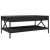 Stolik kawowy z LED Infinity, czarny, 90x50x38 cm