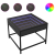 Stolik kawowy z LED Infinity, czarny, 50x50x41 cm
