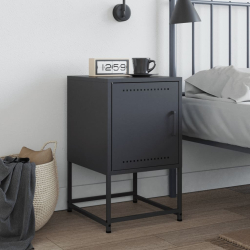 Szafka nocna, antracytowa, 36x39x60,5 cm, stal
