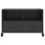 Szafka RTV, czarna, 68x39x43,5 cm, stal walcowana na zimno