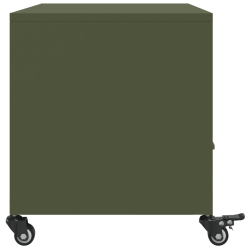 Szafka RTV, oliwkowa, 68x39x43,5 cm, stal walcowana na zimno