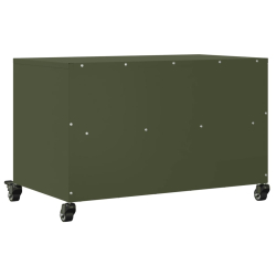 Szafka RTV, oliwkowa, 68x39x43,5 cm, stal walcowana na zimno