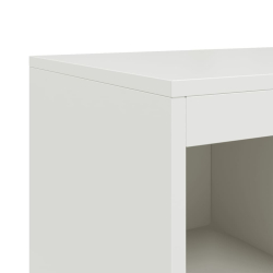 Szafka, biała, 100,5x39x107 cm, stal walcowana na zimno