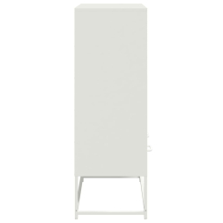 Szafka, biała, 68,5x39x111,5 cm, stal walcowana na zimno