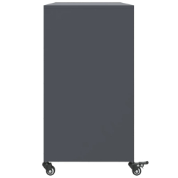 Szafka, antracytowa, 100,5x39x72 cm, stal walcowana na zimno