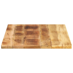 Blat do stolika, 70x50x2,5 cm, prostokątny, surowe drewno mango