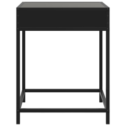 Stolik nocny z LED Infinity, czarny, 40x40x51 cm