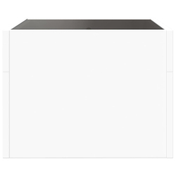Stolik nocny z LED Infinity, biały, 40x40x30 cm