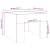 Stolik nocny z LED Infinity, biały, 40x40x30 cm